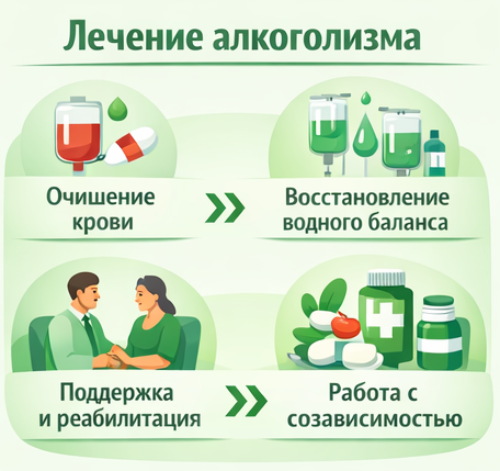 лечение алкоголизма в Волгограде этапы